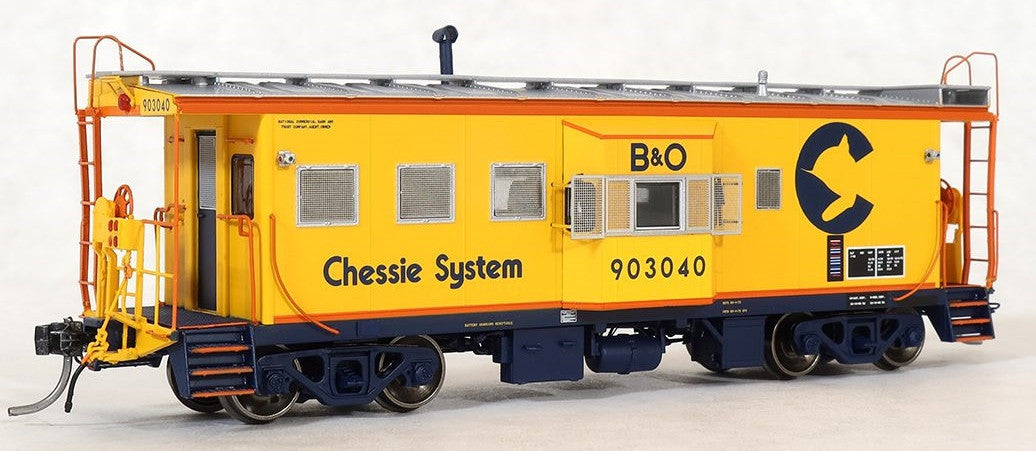 Tangent Scale Models HO 60019-05 International Car Company B&O Class I-18 Steel Bay Window Caboose Chessie System '1982+' B&O #903008