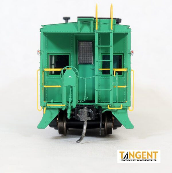 Tangent Scale Models HO 60124-01 DSI/SLCC Bay Window Caboose Penn Central Green Repaint Large Logo 1968+ PC #21519