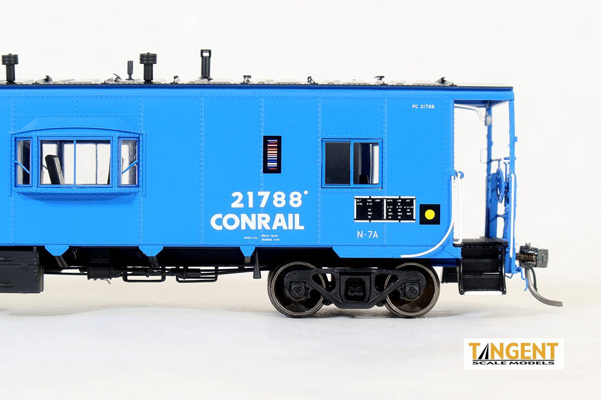 Tangent Scale Models HO 60127-01 DSI/SLCC Bay Window Caboose Conrail N7A Blue Repaint 1979+ CR #21559