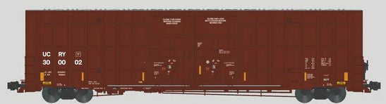 Aurora Miniatures N 602055 Greenbrier 7550 cf 60' Plate F Boxcar UCRY #300002