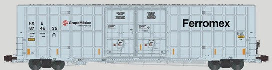 Aurora Miniatures N 602061 Greenbrier 7550 cf 60' Plate F Boxcar Ferromex FXE #874635