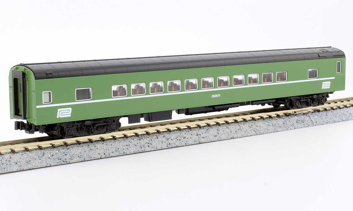 Kato N 106-1971-LS-DMW Amtrak 'Rainbow-Era' Mixed Schemes Lighted 8-Car Passenger Set