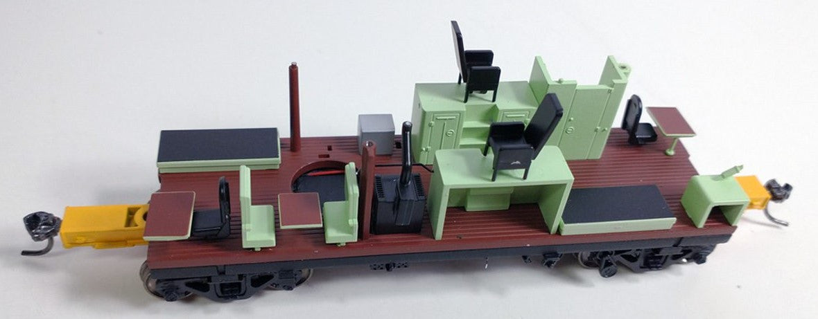 Tangent Scale Models HO 60312-11 ICC Wide Vision Cupola Caboose Burlington Northern 'Delivery 9-1970 w/ Red-Green Lights' BN #10519