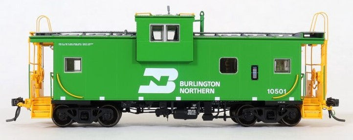 Tangent Scale Models HO 60312-06 ICC Wide Vision Cupola Caboose Burlington Northern 'Delivery 9-1970 w/ Red-Green Lights' BN #10514