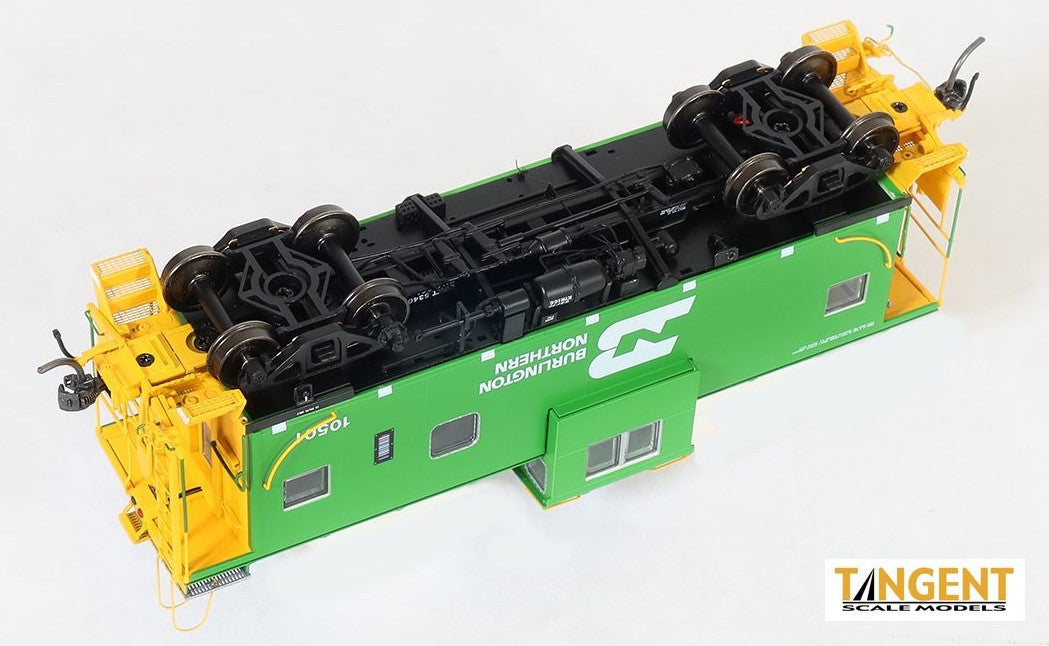 Tangent Scale Models HO 60312-07 ICC Wide Vision Cupola Caboose Burlington Northern 'Delivery 9-1970 w/ Red-Green Lights' BN #10515