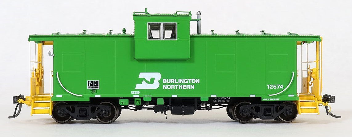 Tangent Scale Models HO 60315-04 ICC Wide Vision Cupola Caboose Burlington Northern 'WFE Rebuild 1990 w/ FRA Light' BN #12602