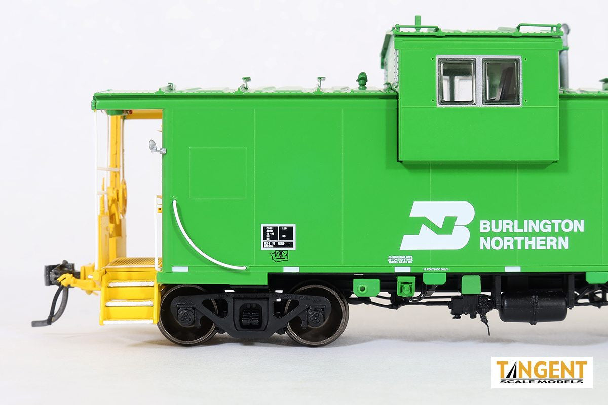 Tangent Scale Models HO 60315-04 ICC Wide Vision Cupola Caboose Burlington Northern 'WFE Rebuild 1990 w/ FRA Light' BN #12602