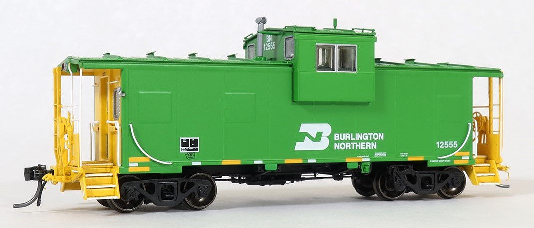 Tangent Scale Models HO 60317-01 ICC Wide Vision Cupola Caboose Burlington Northern 'WFE Rebuild 2017+ Era w/ FRA Light' BN #12555