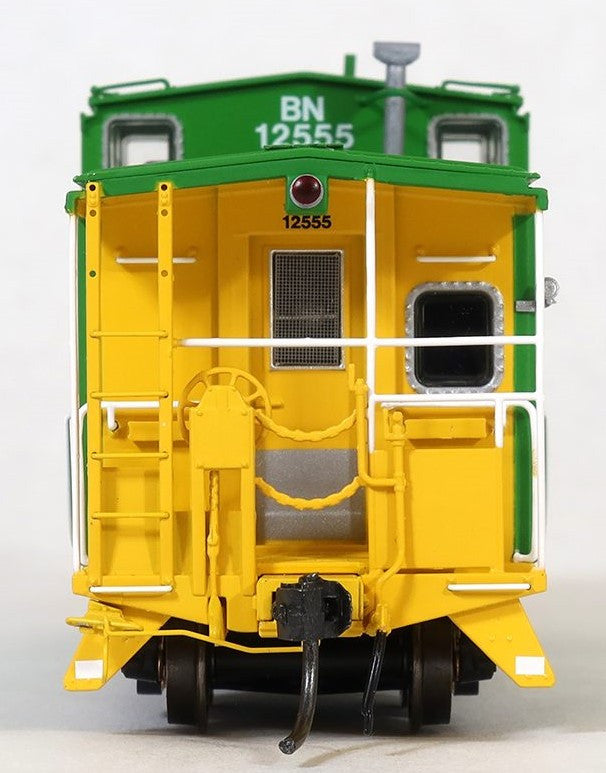 Tangent Scale Models HO 60317-01 ICC Wide Vision Cupola Caboose Burlington Northern 'WFE Rebuild 2017+ Era w/ FRA Light' BN #12555