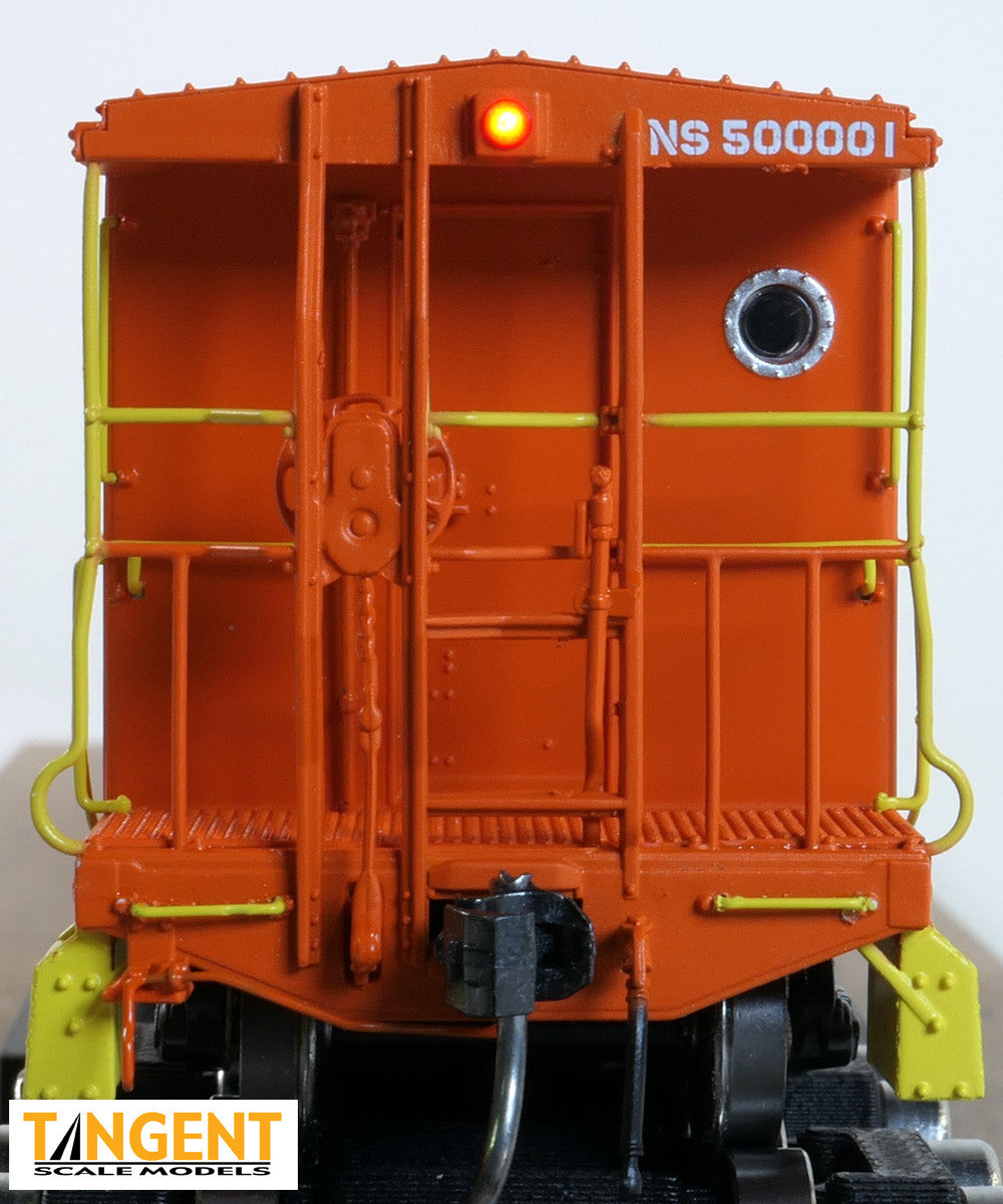 Tangent Scale Models HO 60614-01 Southern Railway Gantt Bay Window Caboose Norfolk Southern 'MOW Ballast Train Service 1992' NS #500001MW