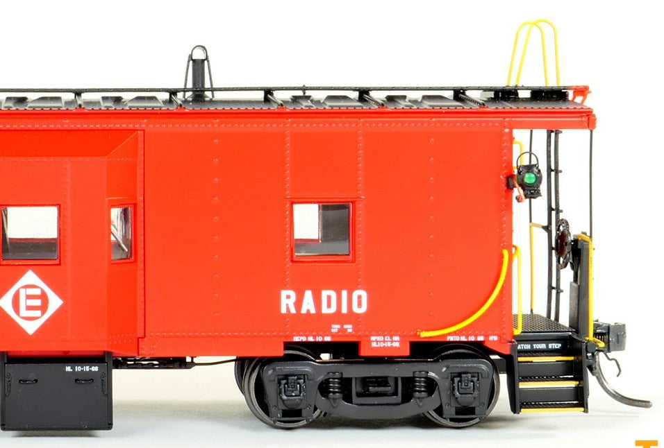 Tangent Scale Models HO 60711-01 Erie ICC Bay Window Caboose Erie Lackawanna 'Simplified Repaint 1966' EL #C303
