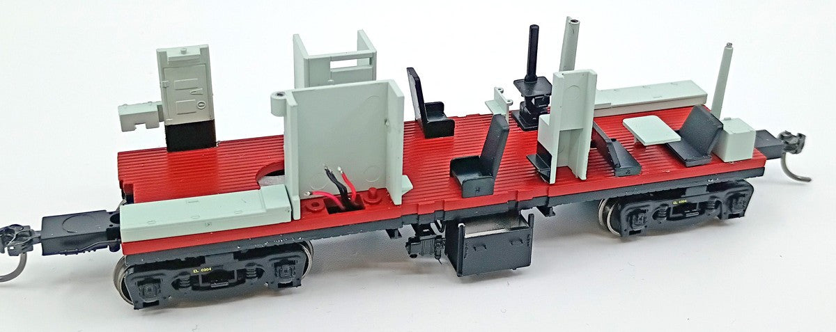 Tangent Scale Models HO 60712-01 Erie ICC Bay Window Caboose Erie Lackawanna 'Gray & Maroon 11-1973' EL #C304