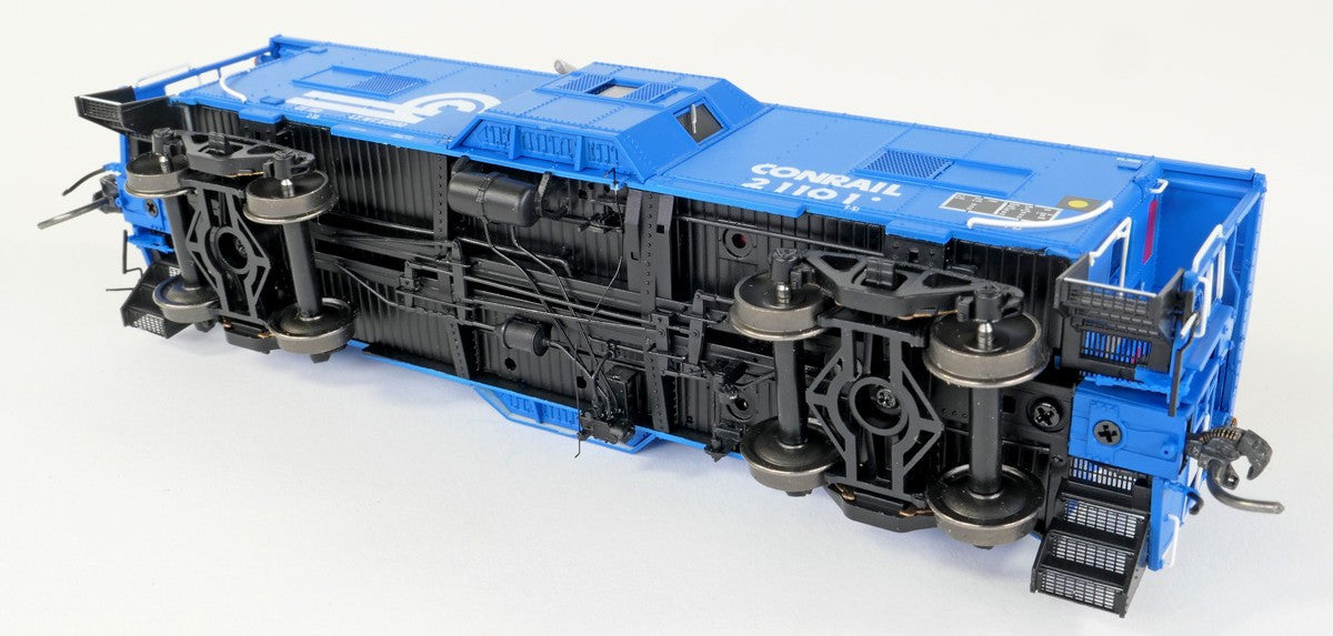 Tangent Scale Models HO 60714-01 Erie ICC Bay Window Caboose Conrail N7D 'Blue Repaint 1981+ Era' CR #21101