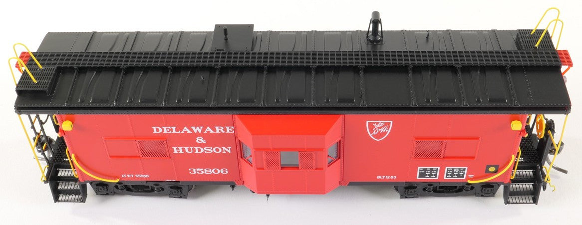 Tangent Scale Models HO 60716-01 Erie ICC Bay Window Caboose Delaware & Hudson 'Simple Repaint 1980+' D&H #35806