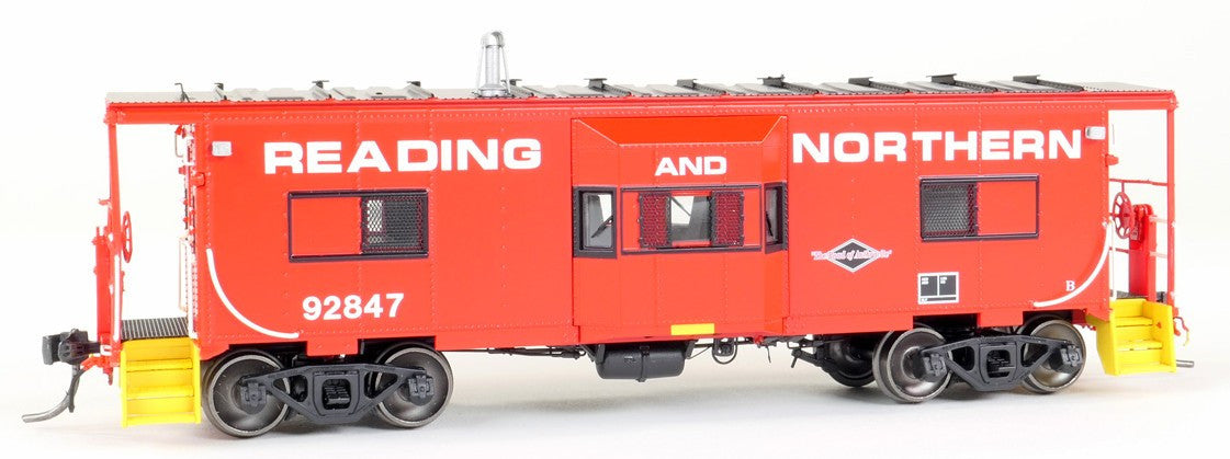 Tangent Scale Models HO 60717-01 Erie ICC Bay Window Caboose Reading Blue Mountain & Northern RBMN #92847