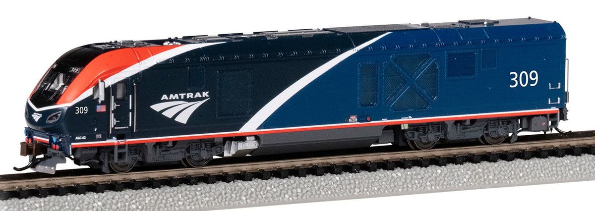 Bachmann N 68353 DCC/TCS WOWSound Equipped Siemens ALC-42 Charger Locomotive Amtrak 'Phase VII' AMTK #309