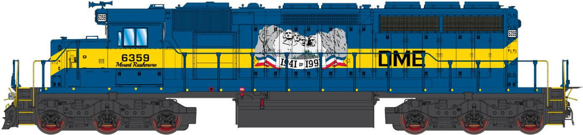 Intermountain N 69383-01 DCC Ready EMD SD40-2 Locomotive Dakota, Minnesota & Eastern DME #6359 Mount Rushmore Commemorative