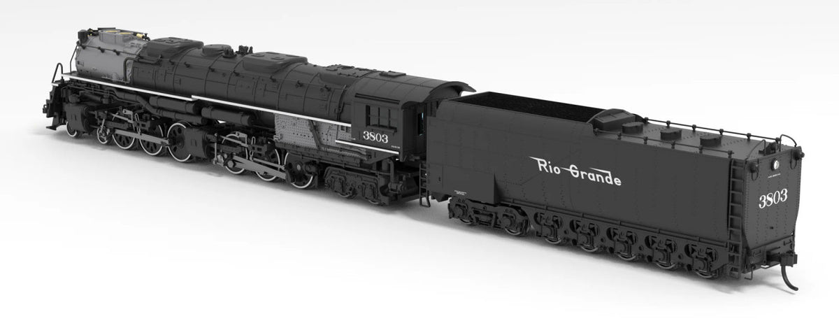 Broadway Limited Imports N 6988 D&RGW Challenger 4-6-6-4 Paragon4 Sound/DC/DCC Smoke #3805 Coal Tender Black & Graphite