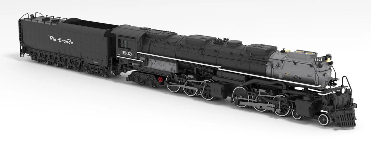 Broadway Limited Imports N 6987 D&RGW Challenger 4-6-6-4 Paragon4 Sound/DC/DCC Smoke #3803 Coal Tender Black & Graphite
