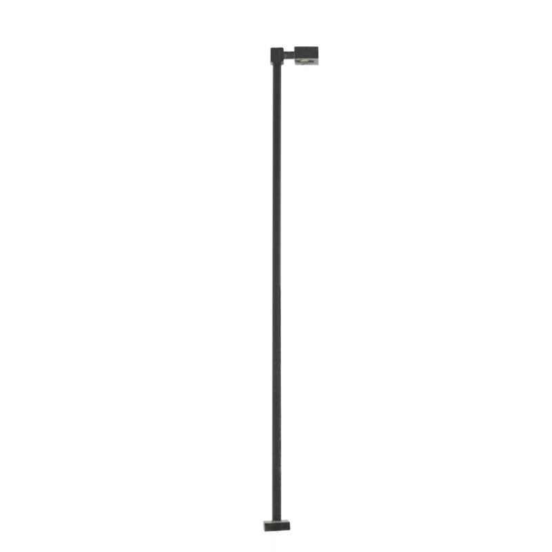 Atlas HO 70000208 Light Fixture Single-Arm Square Black Color Cool White LED 30 Scale Feet Tall 3-Pack