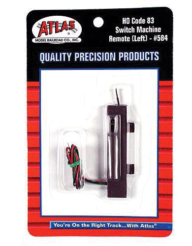 Atlas HO 584 Code 83 Snap-Switch Turnout Remote Control Switch Machine Left Hand - 1-Piece