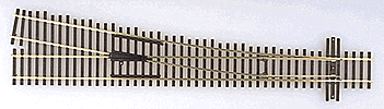 Atlas HO 506 Code 83 Nickel-Silver Rail Brown Ties Custom-Line Mark IV Turnout No. 6 - Right Hand - 1-Piece
