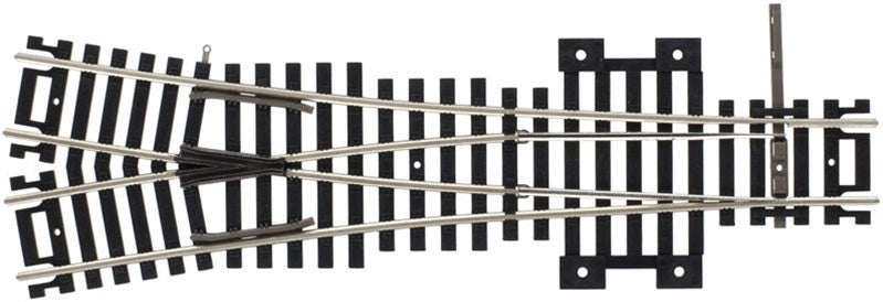 Atlas HO 390 Code 100 Nickel-Silver Rail Black Ties Custom-Line Mark V Turnout Wye - 1-Piece