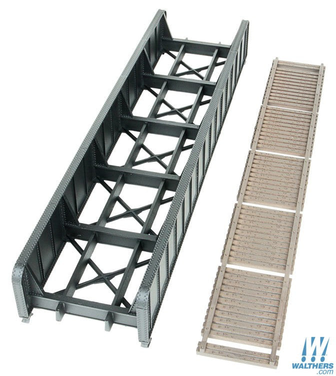 Walthers Cornerstone HO 933-4502 70ft Single-Track Through Girder Bridge - Kit