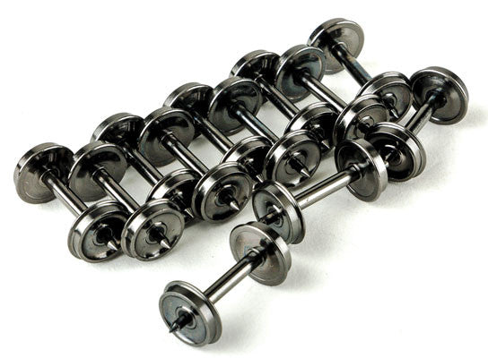 Intermountain HO 40072 High Detail 33" Nickel Plated Brass Insulated Wheelsets Semi-Scale .088" Tread Width - 12 Sets