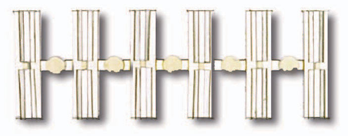 Atlas N 2538 Code 80 Track Accessories Insulated Rail Joiners - pkg 24