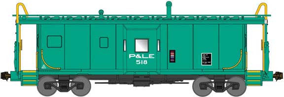 Bluford Shops N 42161 International Car Bay Window Caboose Phase 2 Pittsburgh & Lake Erie P&LE #511