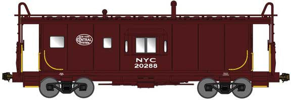 Bluford Shops N 40190 International Car Half-Bay Window Caboose New York Central NYC #20288