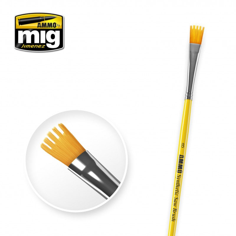 AMMO MIG-8585 8 Synthetic Saw Brush
