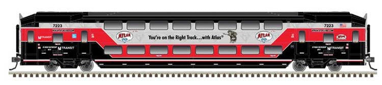 Atlas Master N 50006643 Multi-Level Commuter Cab Car & Coach / Toilet Coach NJT 3-Pack