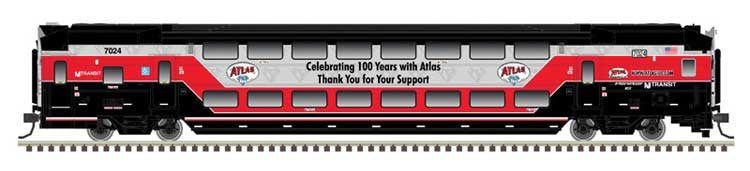 Atlas Master N 50006643 Multi-Level Commuter Cab Car & Coach / Toilet Coach NJT 3-Pack
