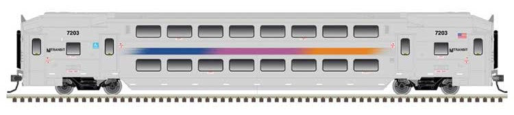 Atlas Master N 50006644 Multi-Level Commuter Cab Car / Coach / Toilet Coach NJT 3-Pack