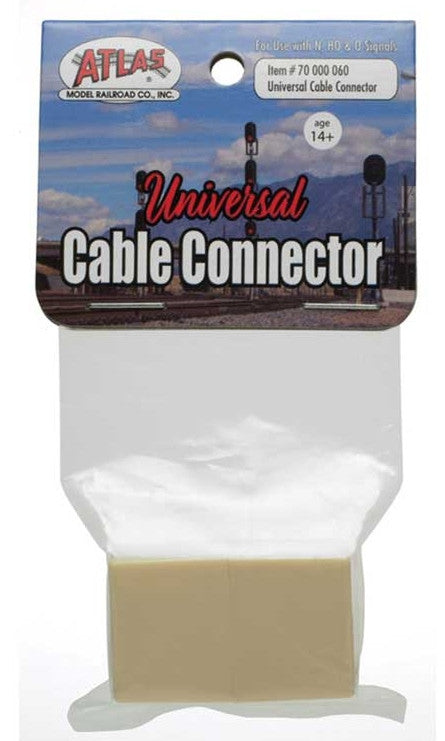 Atlas HO/N 70000060 Railroad Signal System - SCB Interconnect Universal Cable Connector
