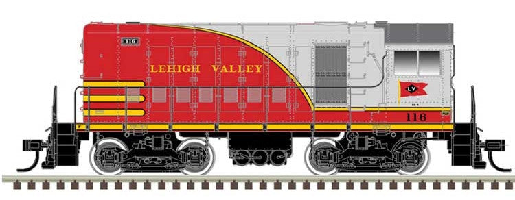 Atlas Master HO 10003989 Gold Series DCC/ESU Loksound ALCO HH600/HH660 Locomotive Lehigh Valley LV #116
