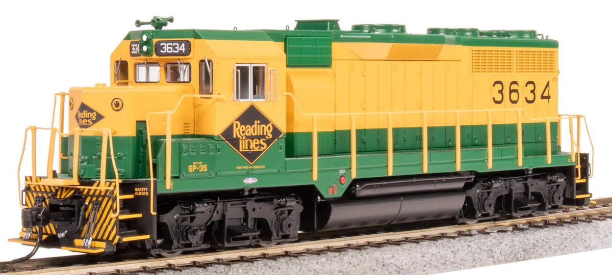 Broadway Limited Imports HO 8928 EMD GP35 Locomotive Paragon4 Sound/DC/DCC Equipped Reading Lines 'Yellow & Green' RDG #3630