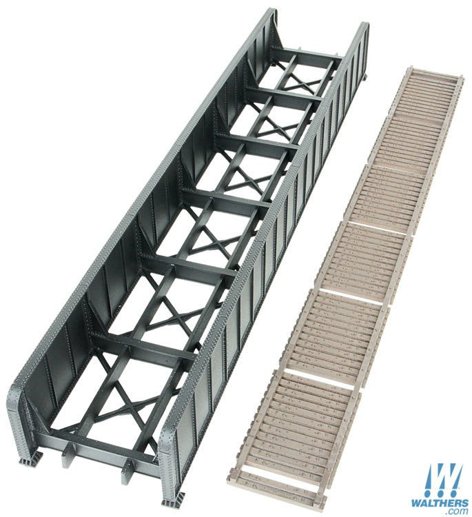 Walthers Cornerstone HO 933-4503 90ft Single-Track Through Girder Bridge - Kit