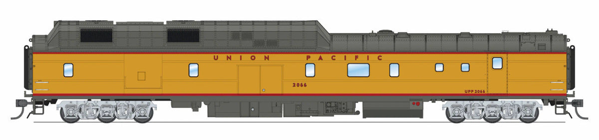 Broadway Limited Imports HO 9125 Union Pacific Power Car UP #2066 without Roof Antenna NO Sound