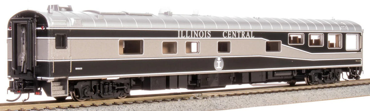 Broadway Limited Imports HO 9161 Illinois Central Track Inspection Car IC #800653 Black/Gunmetal/Aluminum Scheme