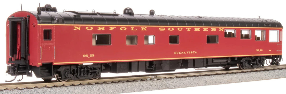 Broadway Limited Imports HO 9162 Norfolk Southern Track Inspection Car NS #23 'Buena Vista' Tuscan Scheme