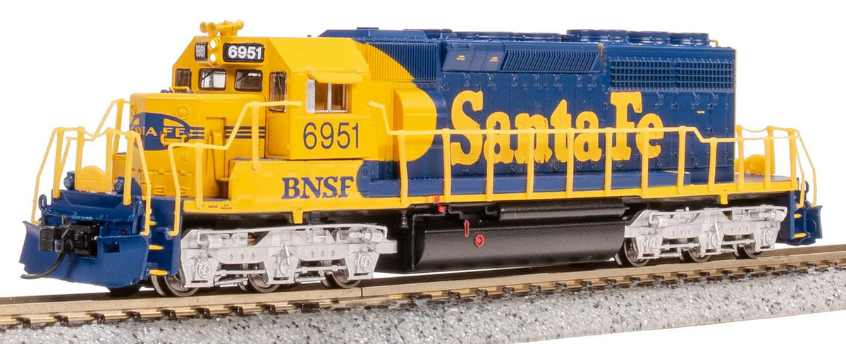 Broadway Limited Imports N 9461 EMD SD40-2 Locomotive Paragon4 Sound/DC/DCC ATSF 'Blue/Yellow w/ Patch' BNSF #6951
