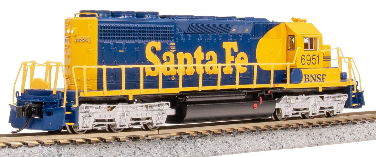 Broadway Limited Imports N 9461 EMD SD40-2 Locomotive Paragon4 Sound/DC/DCC ATSF 'Blue/Yellow w/ Patch' BNSF #6951
