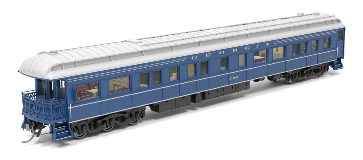 Broadway Limited Imports HO 9730 Georgia #300 Business Car Blue & Gray 'Modern Appearance'