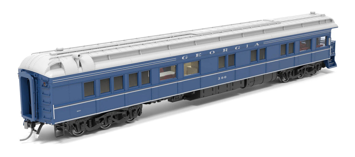 Broadway Limited Imports HO 9730 Georgia #300 Business Car Blue & Gray 'Modern Appearance'