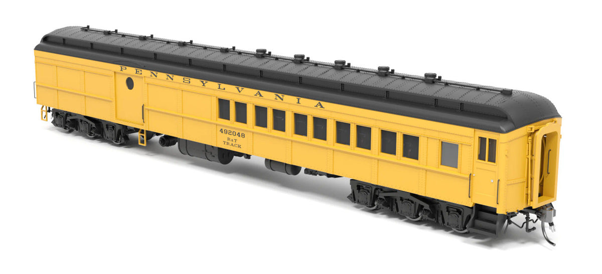 Broadway Limited Imports HO 9749 Pennsylvania RR MOW Baggage-Combine Car PRR #492048 'Yellow & Black'