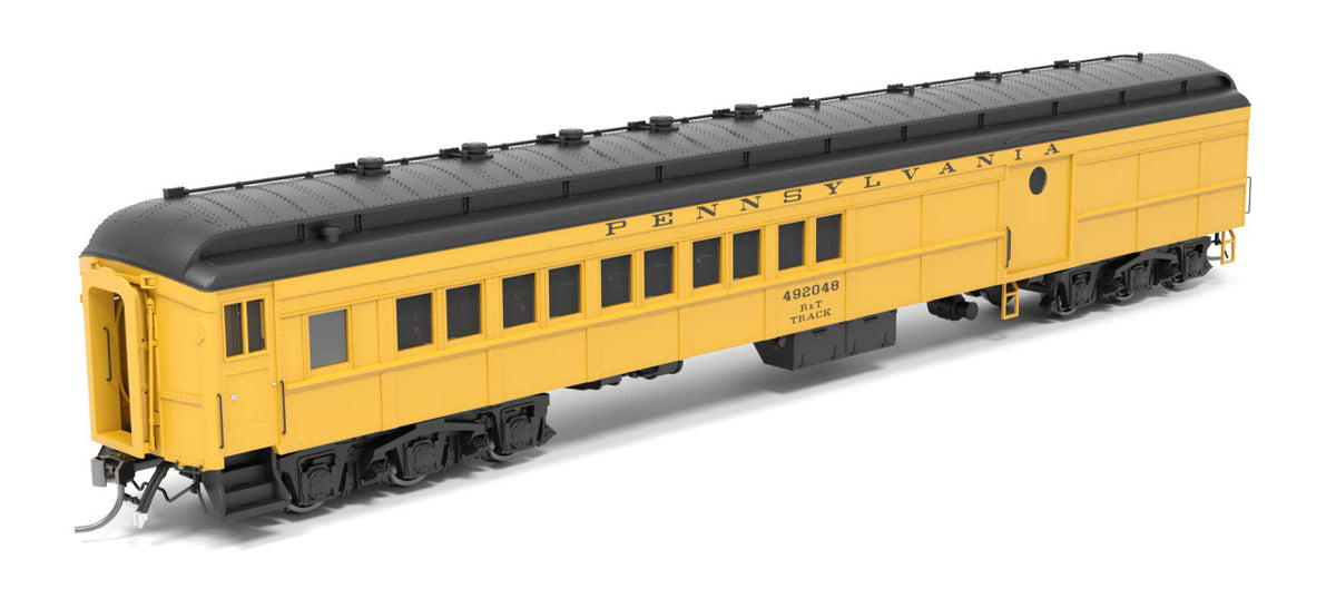 Broadway Limited Imports HO 9749 Pennsylvania RR MOW Baggage-Combine Car PRR #492048 'Yellow & Black'
