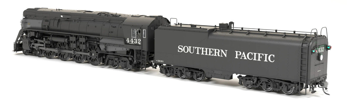 Broadway Limited Imports HO 9837 Stealth Series DCC-Ready Southern Pacific GS-4 4-8-4 SP #4445 Deskirted Painted Black No Trim on Pilot